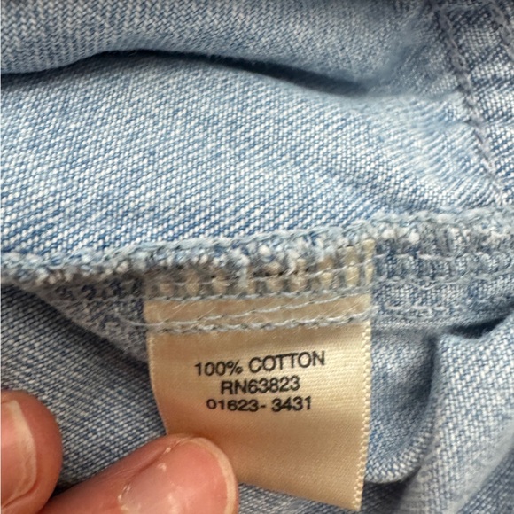 Vintage Christopher & Banks Light Blue Denim Shorts - Picture 3 of 6